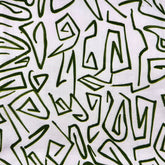 Alyssa Green Tone Abstract Fabric—100% Polyester—Sold By the Yard—Width 52" Inches Wide